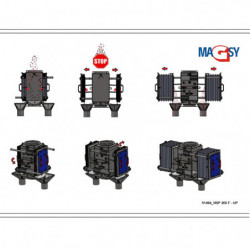 Magnetický separátor doskový MSP 200 F-UP-MODEL1